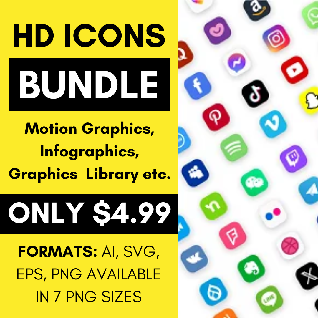 HD ICONS BUNDLE 4.99 USD